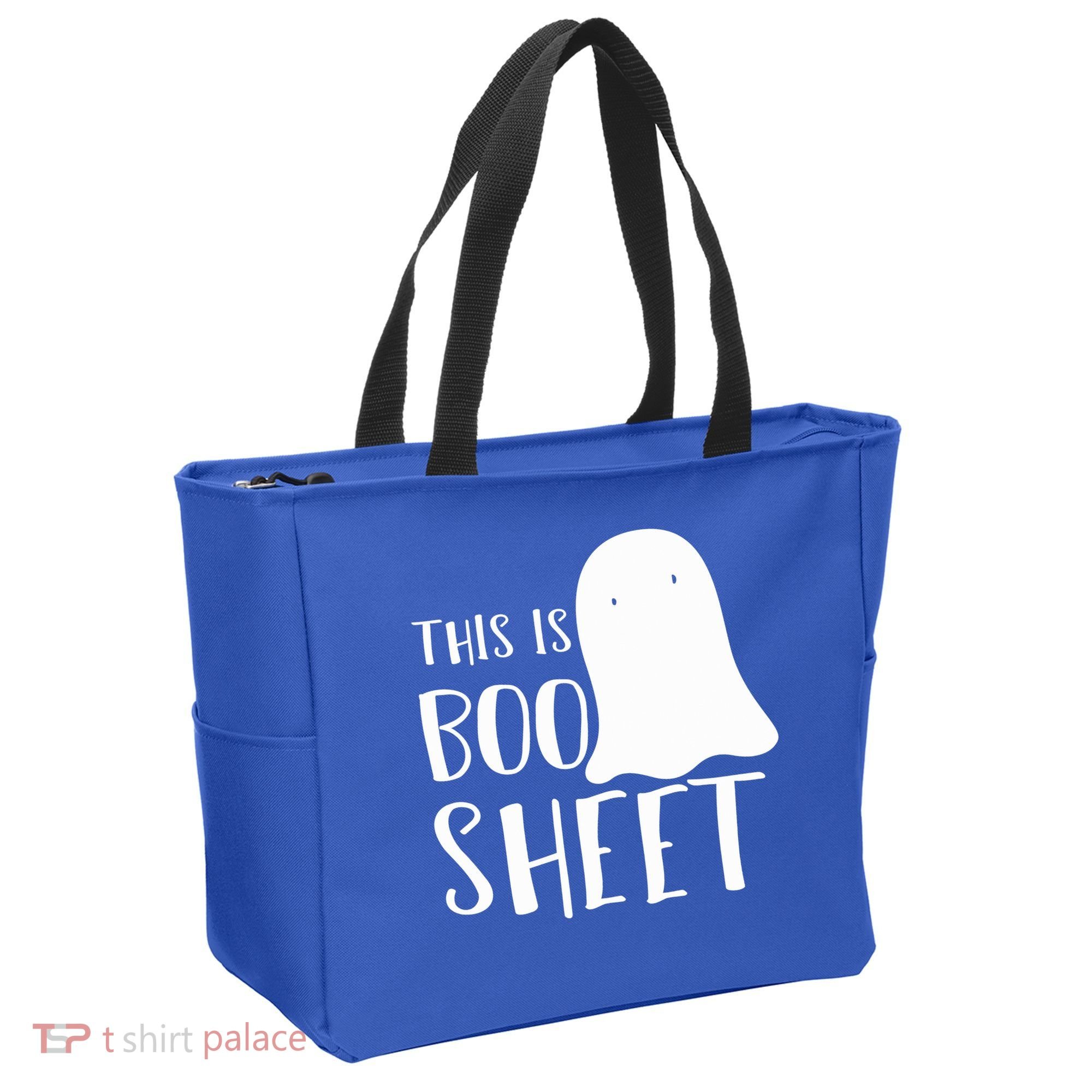 This Is Boo Sheet Ghost Retro Halloween Costume Tote Bag