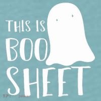 This Is Boo Sheet Ghost Retro Halloween Costume Sueded Cloud Jersey T-Shirt thumb 2