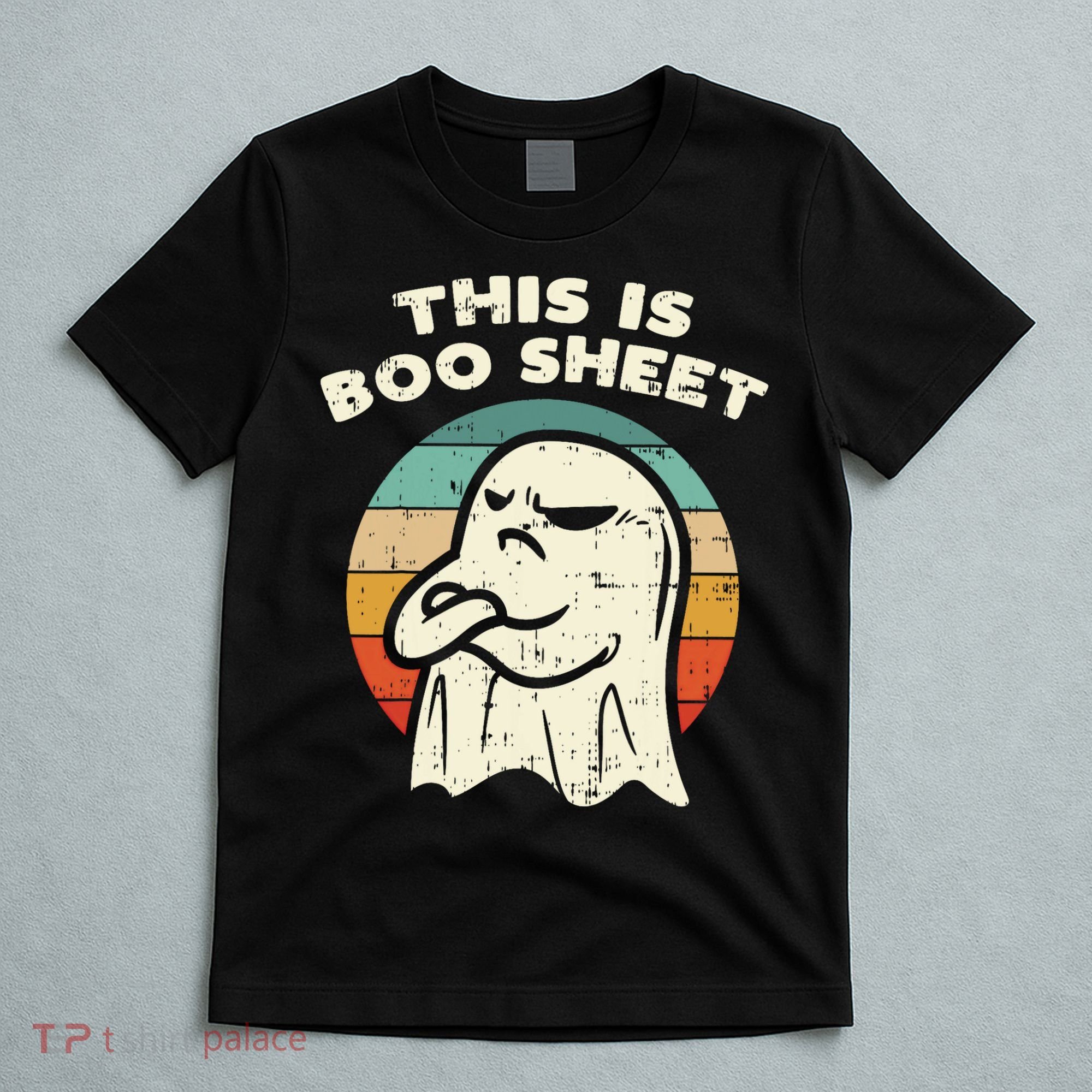 This Is Boo Sheet Ghost Retro Halloween Costume T-Shirt