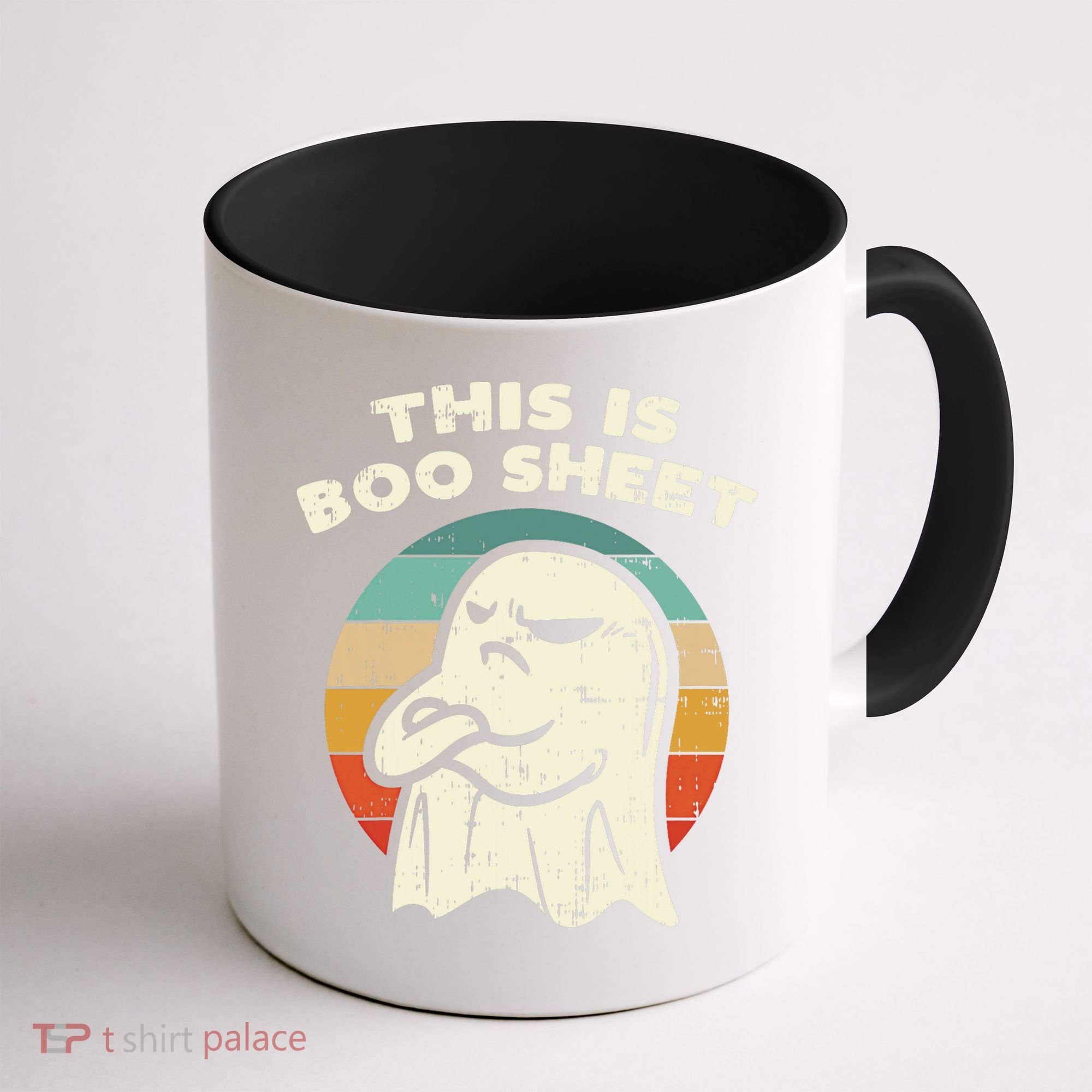 This Is Boo Sheet Ghost Retro Halloween Costume Coffee Mug
