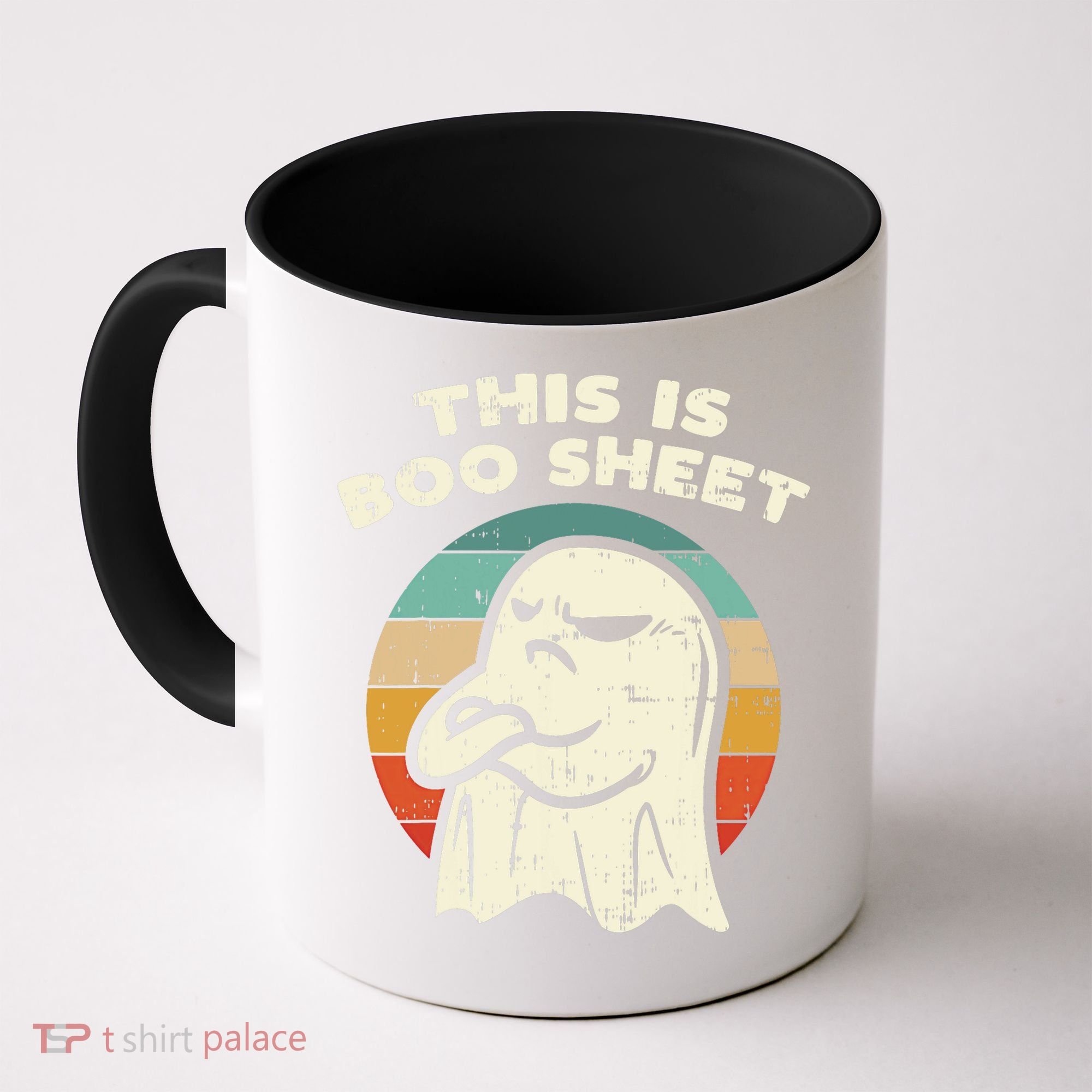 This Is Boo Sheet Ghost Retro Halloween Costume Coffee Mug