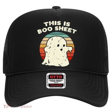 This Is Boo Sheet Ghost Vintage Retro Halloween Costume Hat