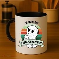 This Is Boo Sheet Cartoon Ghost Funny Halloween Coffee Mug thumb 4