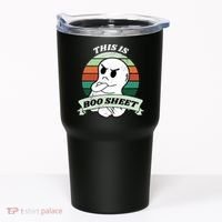 This Is Boo Sheet Cartoon Ghost Funny Halloween Tumbler thumb 0