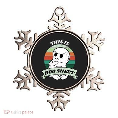 This Is Boo Sheet Cartoon Ghost Funny Halloween Ornament