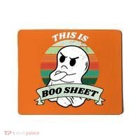 This Is Boo Sheet Cartoon Ghost Funny Halloween Mousepad thumb 0