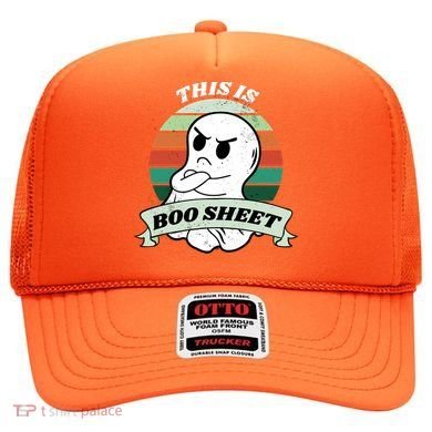 This Is Boo Sheet Cartoon Ghost Funny Halloween Hat