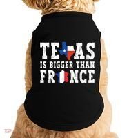 Texas Is Bigger Than France Funny Saying Cool Gift Doggie Tank thumb 0