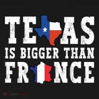 Texas Is Bigger Than France Funny Saying Cool Gift USA-Made Doggie Bandana thumb 2