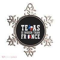 Texas Is Bigger Than France Funny Saying Cool Gift Ornament thumb 0