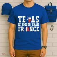 Texas Is Bigger Than France Funny Saying Cool Gift T-Shirt thumb 6