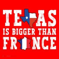 Texas Is Bigger Than France Funny Saying Cool Gift Santa Hat thumb 1