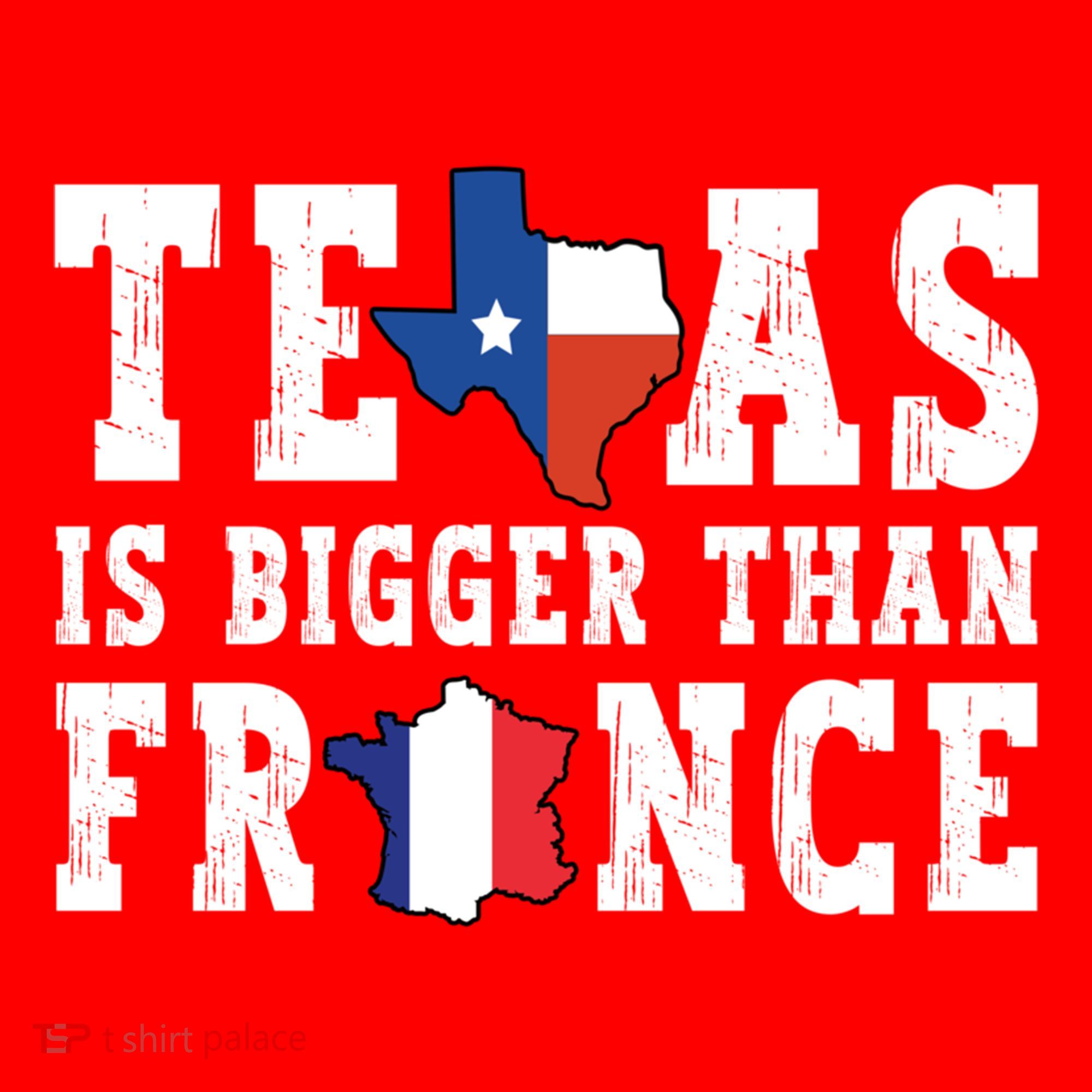 Texas Is Bigger Than France Funny Saying Cool Gift Santa Hat
