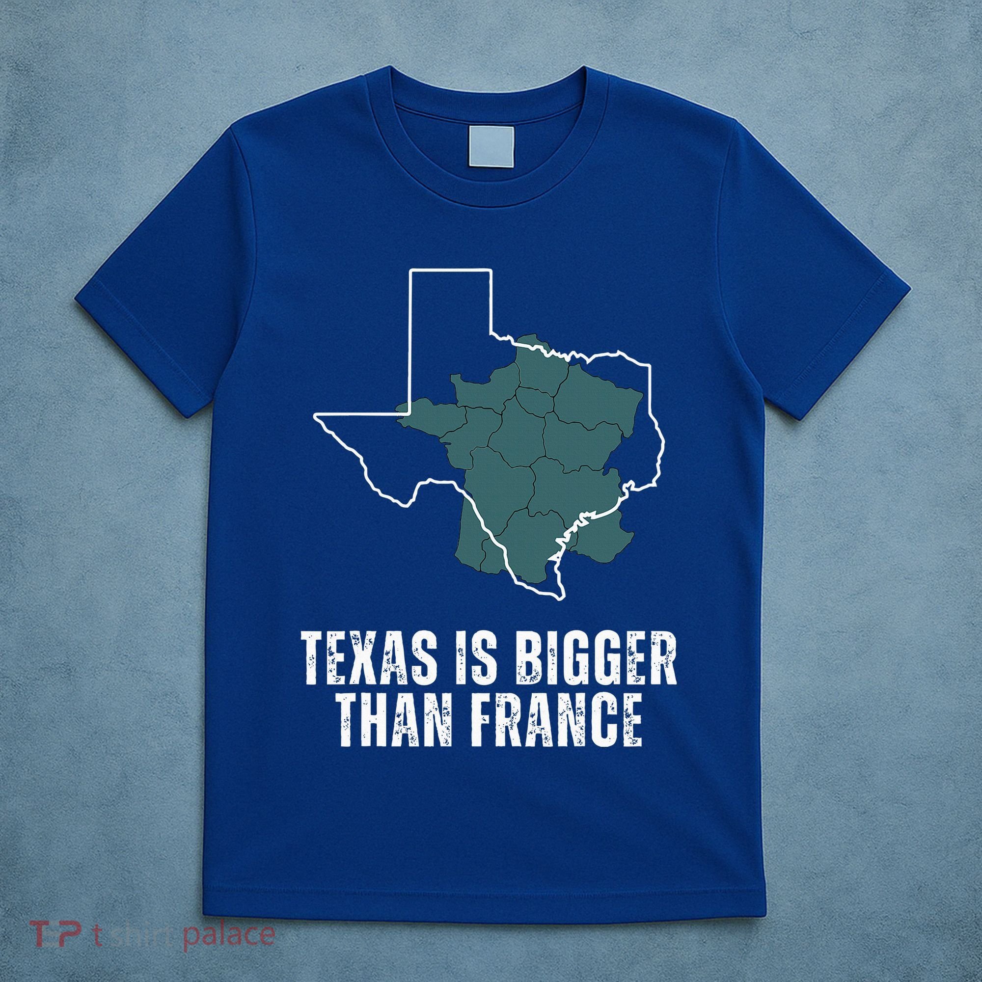 Texas Is Bigger Than France And Armed Funny Usa T-Shirt