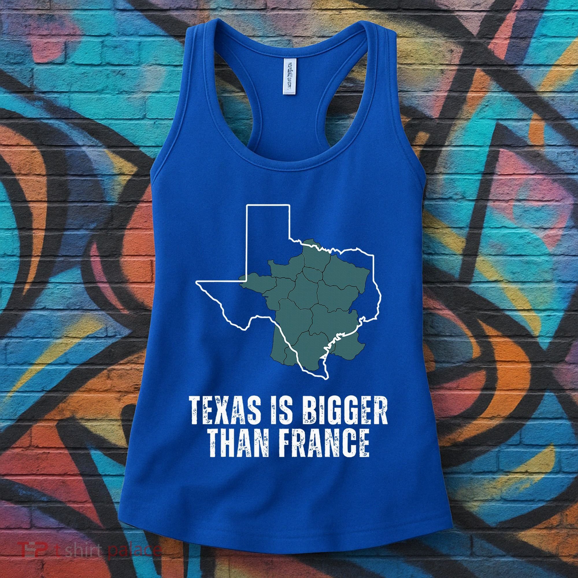 Texas Is Bigger Than France And Armed Funny Usa Women's Tank Top