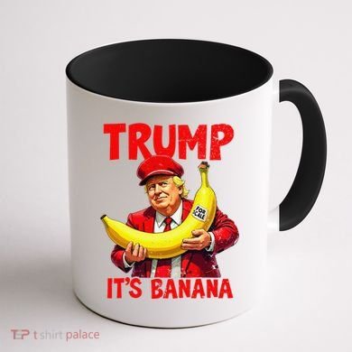 Trump ItS Banana Funny Meme Coffee Mug back