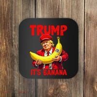 Trump ItS Banana Funny Meme Coaster thumb 0