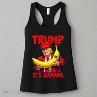 Trump ItS Banana Funny Meme Women's Tank Top thumb 3