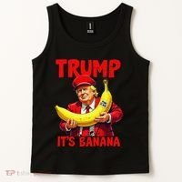 Trump ItS Banana Funny Meme Tank Top thumb 2