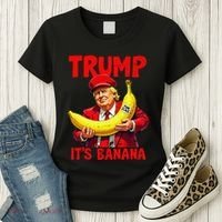 Trump ItS Banana Funny Meme Women's T-Shirt thumb 3