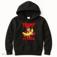 Trump ItS Banana Funny Meme Kids Hoodie thumb 0