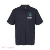Texas Is Bigger Than France And Armed Funny Usa Polo thumb 0