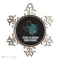 Texas Is Bigger Than France And Armed Funny Usa Ornament thumb 0