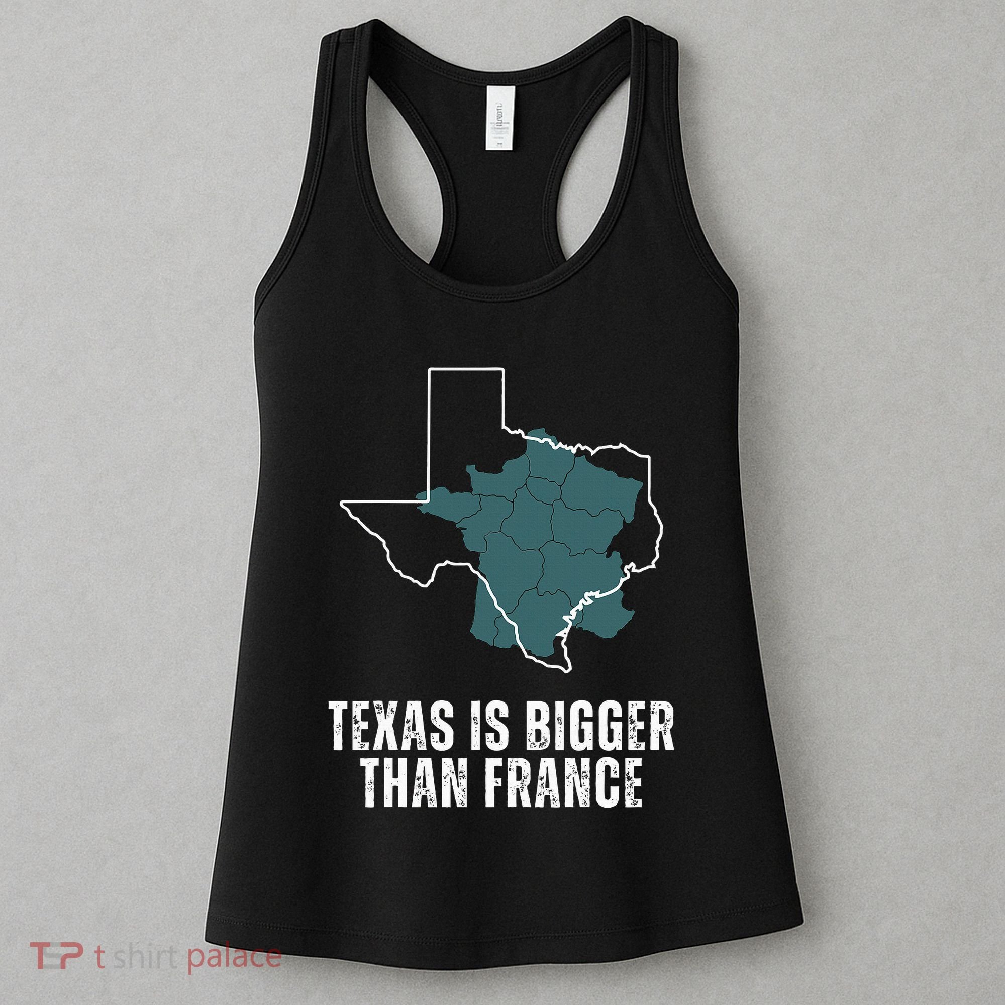 Texas Is Bigger Than France And Armed Funny Usa Women's Tank Top