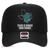 Texas Is Bigger Than France And Armed Funny Usa Hat thumb 0