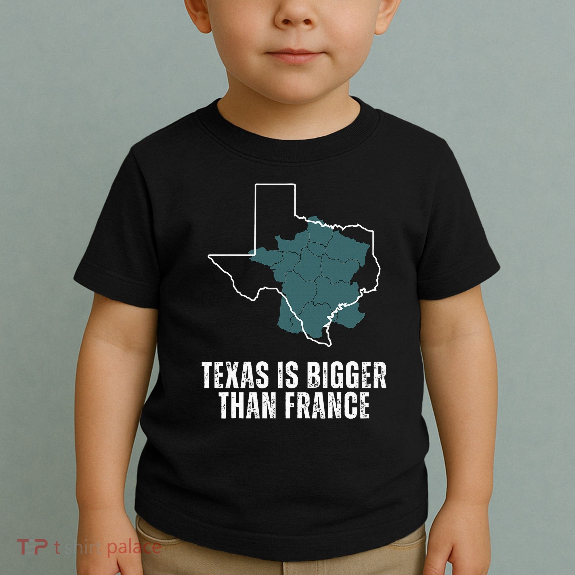 Texas Is Bigger Than France And Armed Funny Usa Toddler T-Shirt