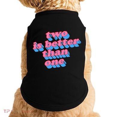 Two Is Better Than One Valentine Doggie Tank