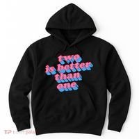 Two Is Better Than One Valentine Hoodie thumb 0
