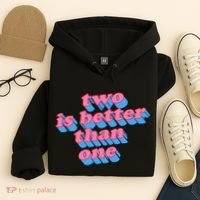 Two Is Better Than One Valentine Hoodie thumb 4