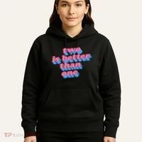 Two Is Better Than One Valentine Hoodie thumb 5