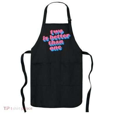 Two Is Better Than One Valentine Apron