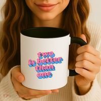 Two Is Better Than One Valentine Coffee Mug thumb 3