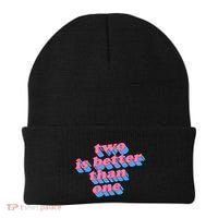 Two Is Better Than One Valentine Beanie thumb 0