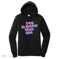 Two Is Better Than One Valentine Women's Hoodie thumb 0