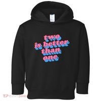 Two Is Better Than One Valentine Toddler Hoodie thumb 0