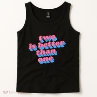 Two Is Better Than One Valentine Tank Top thumb 2