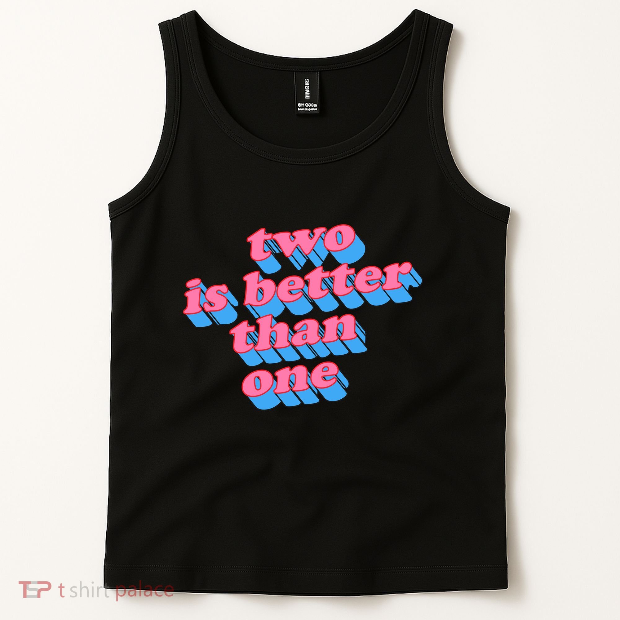 Two Is Better Than One Valentine Tank Top