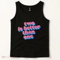 Two Is Better Than One Valentine Tank Top thumb 2