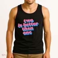 Two Is Better Than One Valentine Tank Top thumb 3