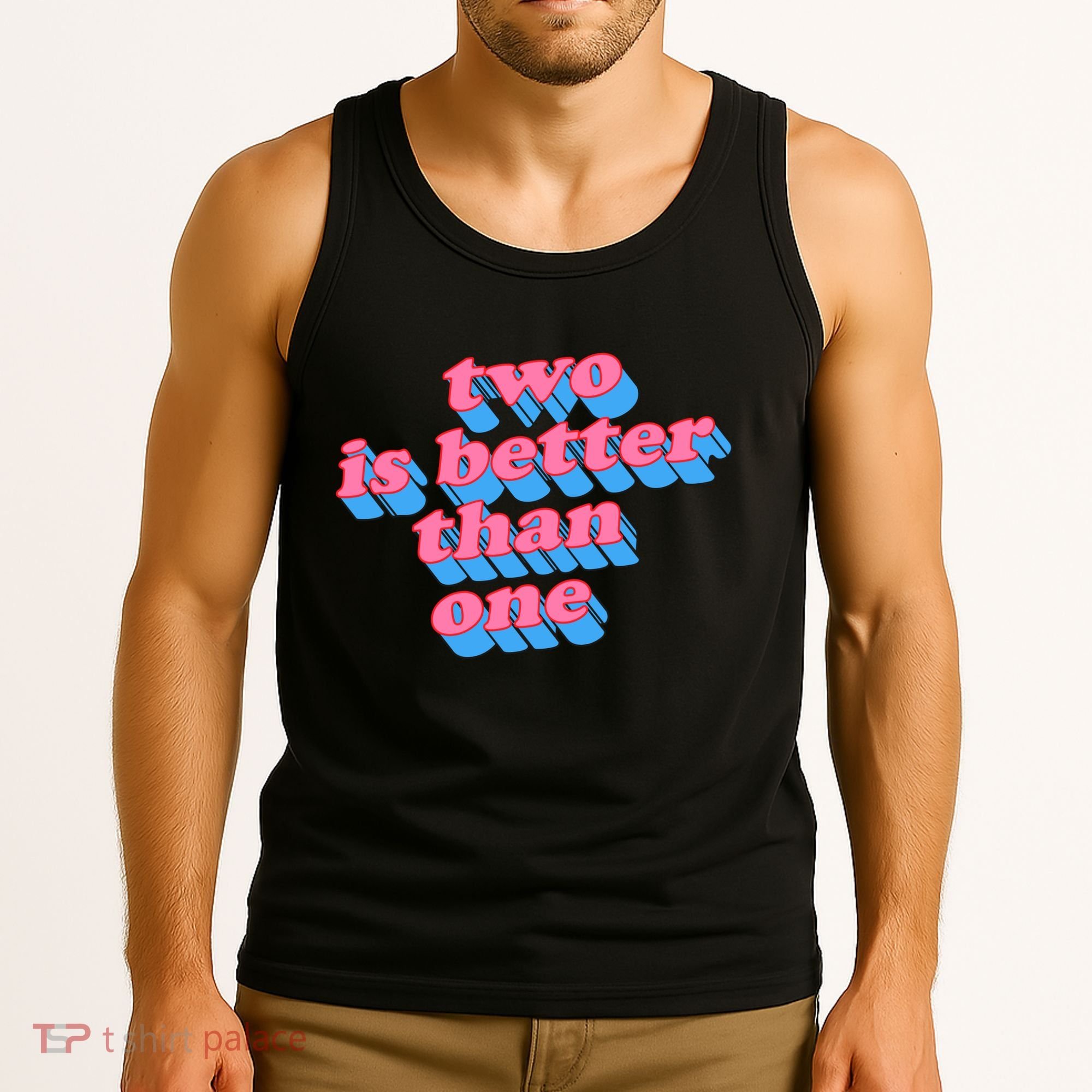 Two Is Better Than One Valentine Tank Top