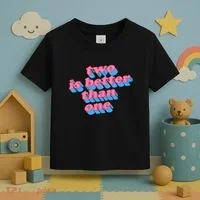 Two Is Better Than One Valentine Toddler T-Shirt thumb 3