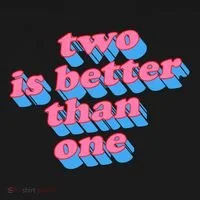 Two Is Better Than One Valentine Toddler T-Shirt thumb 4