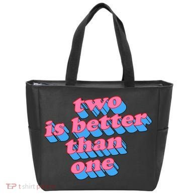 Two Is Better Than One Valentine Tote Bag