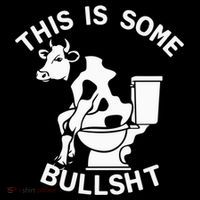 This Is Bullshit Bull Is Sitting On A Toilet Funny Sarcastic Funny Gift Coffee Mug thumb 5