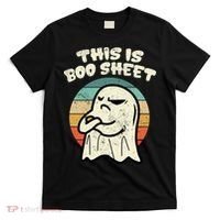 This Is Boo Sheet Ghost Retro Halloween Costume T-Shirt thumb 0