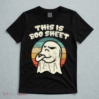 This Is Boo Sheet Ghost Retro Halloween Costume T-Shirt thumb 5